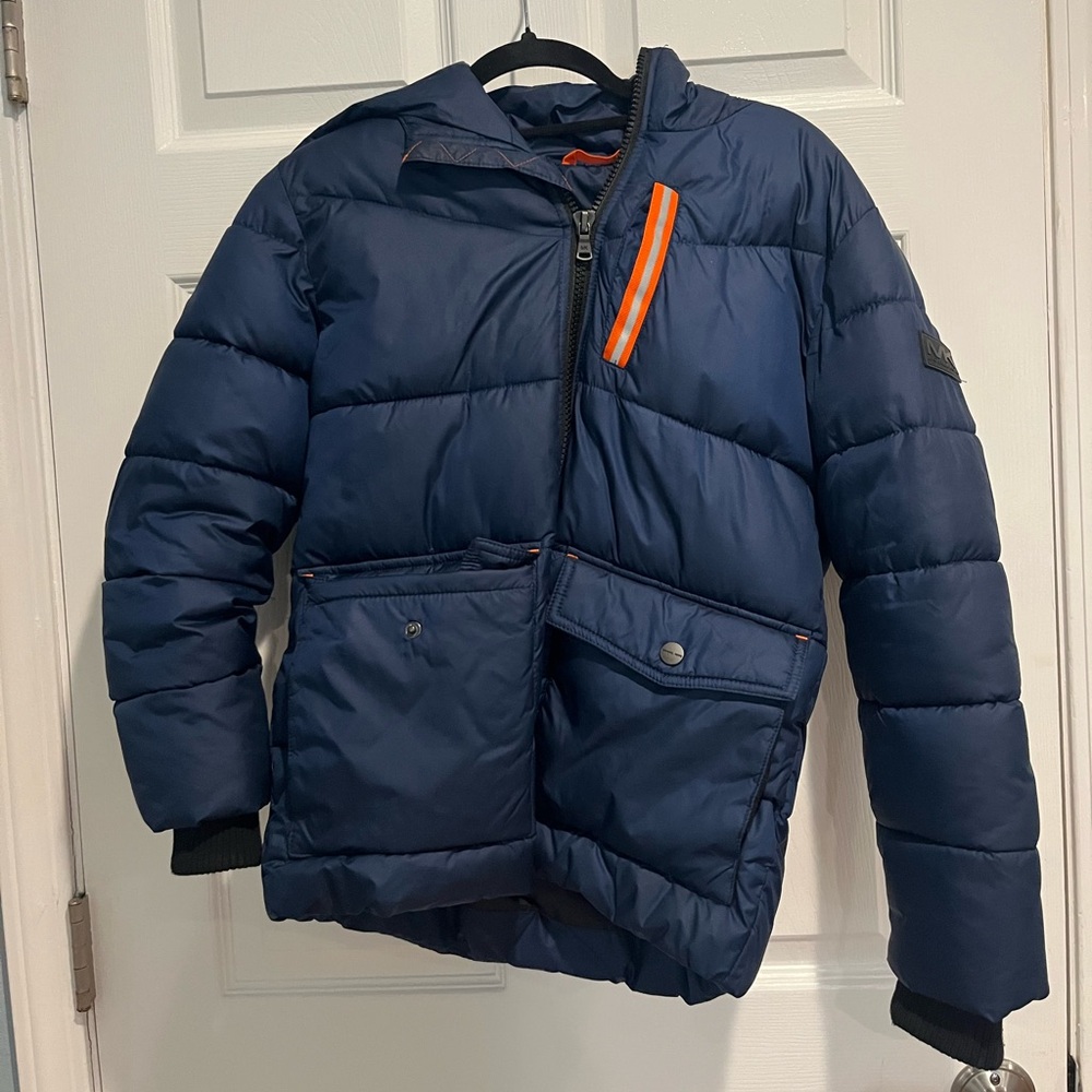 Michael Kors Navy Puffer Winter Jacket